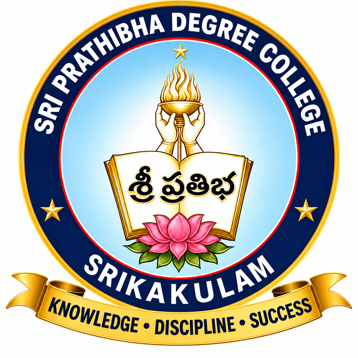 Sri Prathibha College emblem